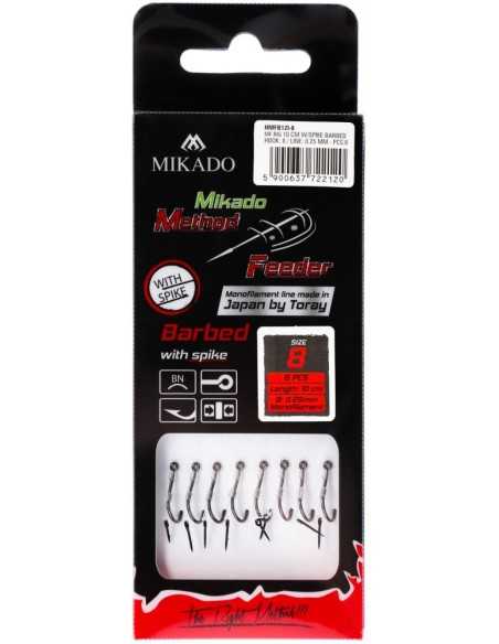 Carlige Legate Mikado Ac Momeala, Carlig Nr.8, Fir 0.25mm, 10cm, 8buc/plic Carlige Legate Mikado Ac Momeala, Carlig Nr.8, Fir 0.25mm, 10cm, 8buc/plic