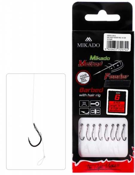 Carlige Legate Mikado Fir De Par, Carlig Nr.8, Fir 0.25mm, 10cm, 8buc/plic Carlige Legate Mikado Fir De Par, Carlig Nr.8, Fir 0.25mm, 10cm, 8buc/plic