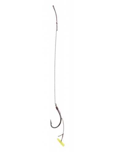 Carlige Legate Mikado Push Stop, Carlig Nr.4, Fir Textil 0.16mm, 10cm, 8buc/plic