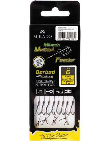 Carlige Legate Mikado Fir De Par, Carlig Nr.6, Fir Textil 0.16mm, 10cm, 8buc/plic Carlige Legate Mikado Fir De Par, Carlig Nr.6, Fir Textil 0.16mm, 10cm, 8buc/plic