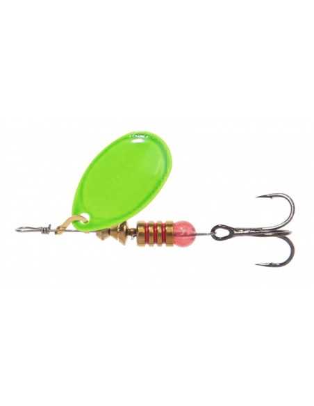 Lingurita Rotativa Mikado Focus, Nr 2, Culoare Fluo Green, 4gr Lingurita Rotativa Mikado Focus, Nr 2, Culoare Fluo Green, 4gr