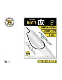 Carlige Pontoon21 5511 ProtPoint Offset Hooks, Nr.2/0, 5buc/plic 2