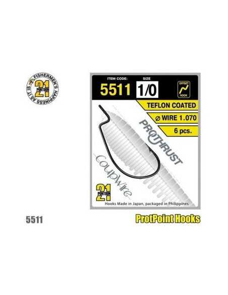 Carlige Pontoon21 5511 ProtPoint Offset Hooks, 3buc/plic