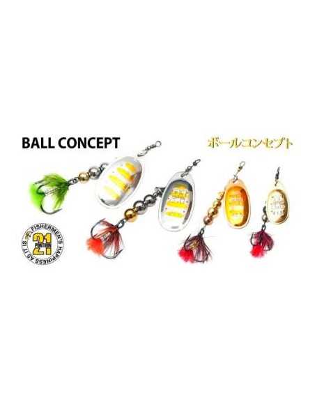 Lingurita rotativa Pontoon21 Ball Concept Spinner 2, Culoare BT01-051, 4.5g