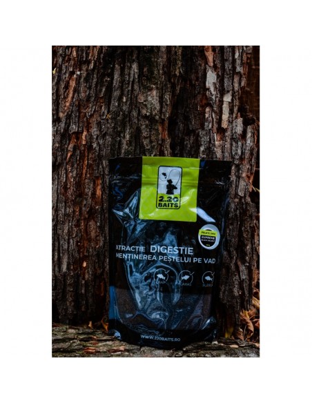 Pelete 2.20 Baits Pellets, Fish Hallibut, 2mm, 800gr