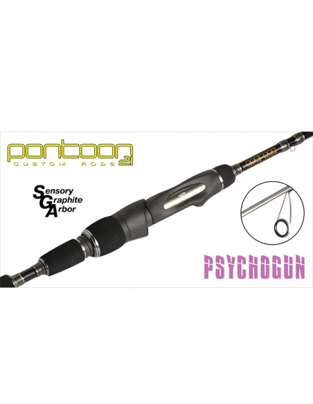 Lanseta Pontoon21 Psychogun Fast, 2.25m, 5-18g, 2buc Lanseta Pontoon21 Psychogun Fast, 2.25m, 5-18g, 2buc