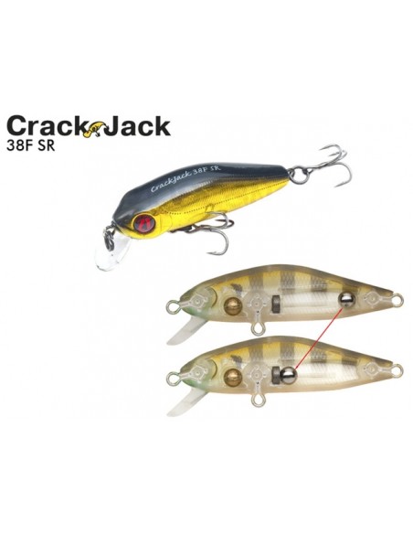 Vobler Pontoon21 Crack Jack, Culoare R43, 3.8cm, 2.4g