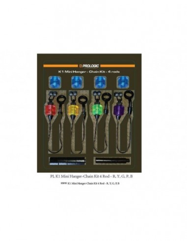 Kit mini hanger Prologic Indicator, 5 culori