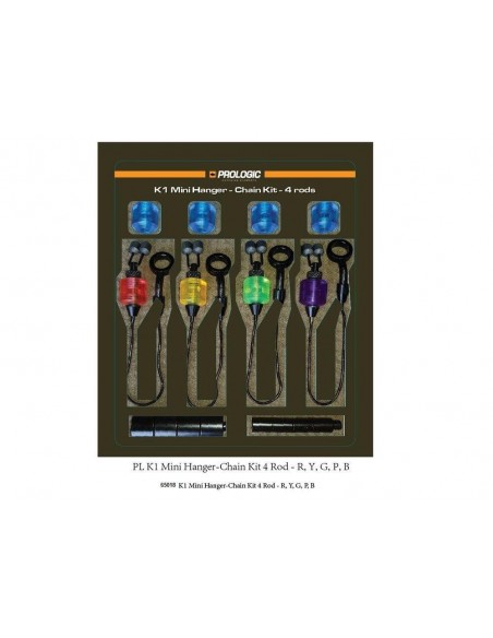 Kit mini hanger Prologic Indicator, 5 culori Kit mini hanger Prologic Indicator, 5 culori