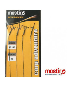 Carlige Legate Mostiro Feeder Boilie Spike, Carlig Nr.8, Fir 15lbs, 4buc/plic