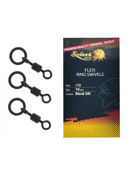 Vartej Cu Anou Select Baits Flexi Ring Swivels, 10buc/plic Vartej Cu Anou Select Baits Flexi Ring Swivels, 10buc/plic