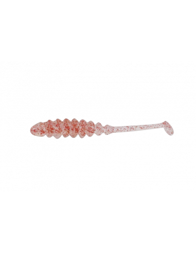 Shad Jackall Tidebeat, Culoare Clear Red Flake, 3.8cm, 10buc/plic