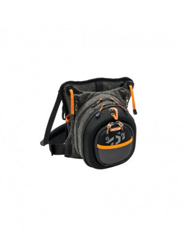 Geanta Daiwa Chest Pack Noir, Orange, 30x30x15cm