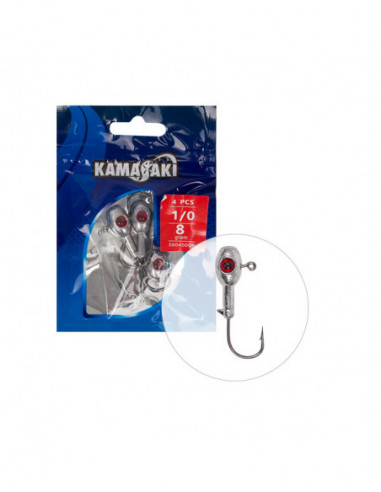 Jig Kamasaki Red Shot Jig, 10g, Nr. 2/0, 4buc/plic