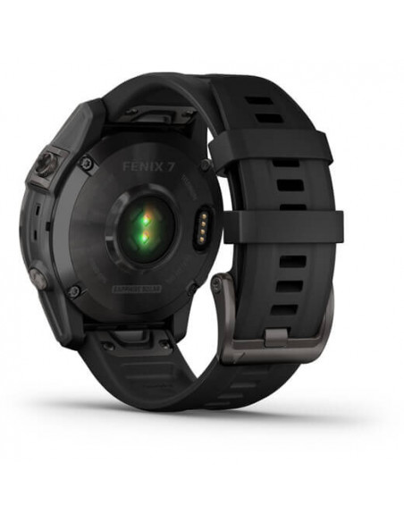Ceas Garmin Fenix 7 Sapphire Solar Black Ti/Black, 47mm
