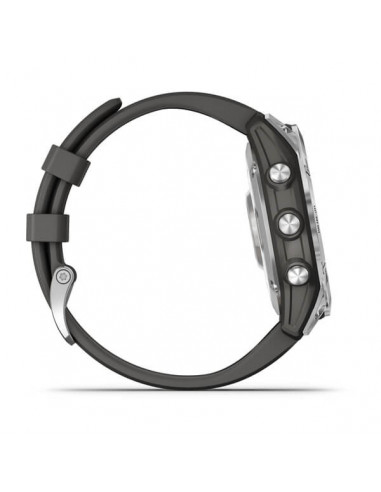 Ceas Garmin Fenix 7 Standard Silver/Graphite, 47mm