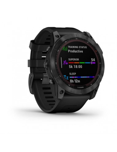 Ceas Garmin Fenix 7X Solar Slate Grey/ Black, 51mm