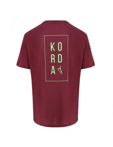 Tricou Korda Le Loyal Tee, Burgundy Tricou Korda Le Loyal Tee, Burgundy