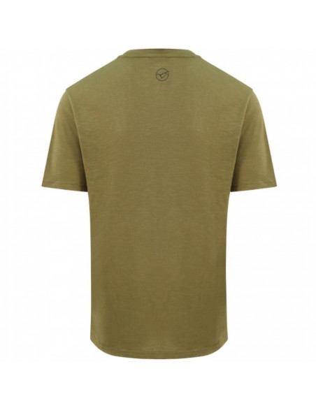 Tricou Korda Le Distressed Logo Tee, Olive Tricou Korda Le Distressed Logo Tee, Olive
