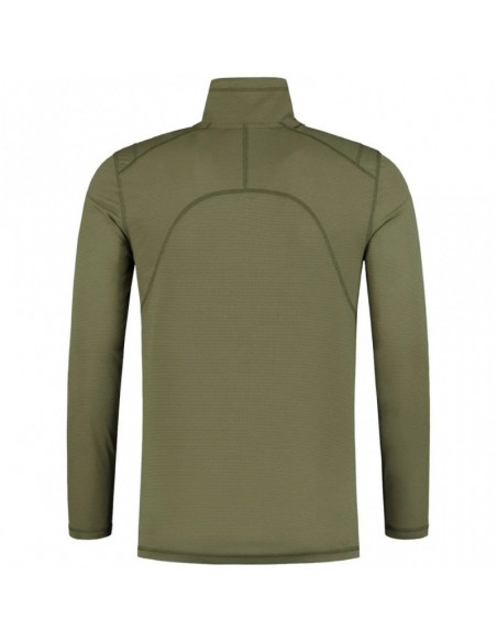 Bluza Korda Kool Quick Dry Long Sleeve Zip Neck, Olive
