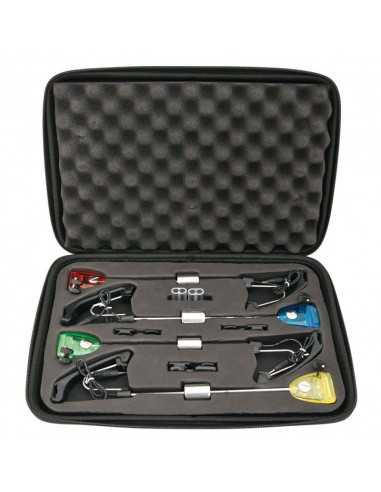 Set swingere Baracuda 11E cu contragreutate si iluminare, 4 bucati, 4 culori