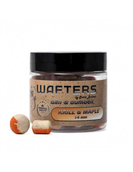 Wafters Addicted Carp Baits Ball & Dumbell, Krill & Maple, 14mm Wafters Addicted Carp Baits Ball & Dumbell, Krill & Maple, 14mm