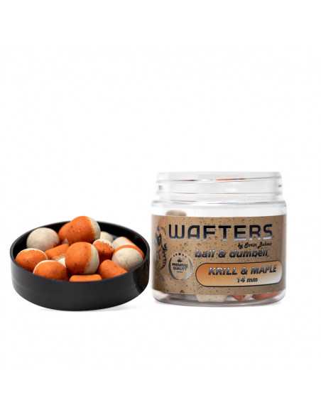 Wafters Addicted Carp Baits Ball & Dumbell, Krill & Maple, 14mm Wafters Addicted Carp Baits Ball & Dumbell, Krill & Maple, 14mm