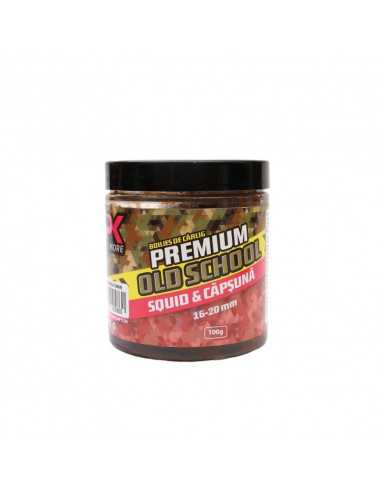 Boilies Dumbells CPK Dipuit Pentru Carlig Old School, Squid & Capsuna, 16 & 20mm, 100gr