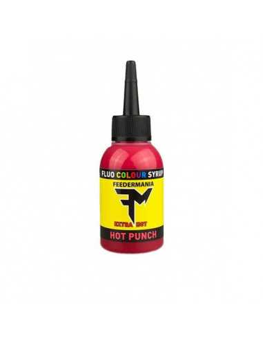 Aditiv Lichid Feedermania Fluo Colour Syrup, Hot Punch, 75ml