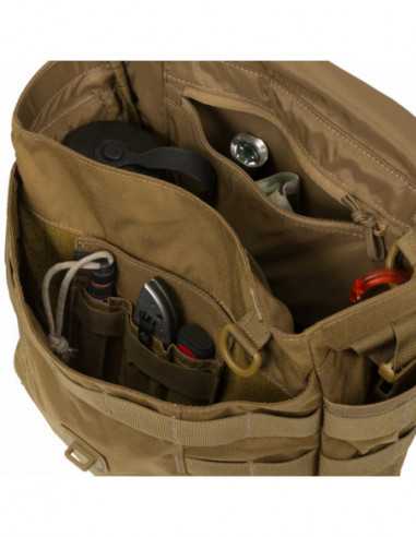 Geanta de umar Helikon-Tex Bushcraft Haversack Bag Molle Coyote Brown, 8l, 10x28x28cm