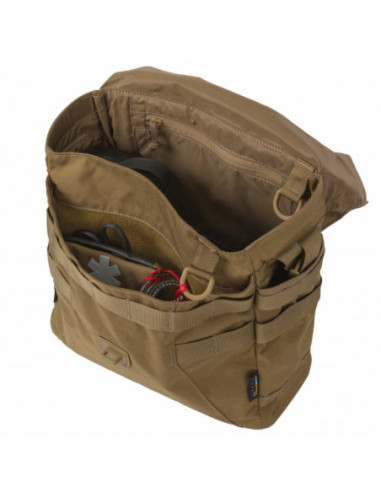Geanta de umar Helikon-Tex Bushcraft Haversack Bag Molle Earth Brown Clay, 8l, 10x28x28cm