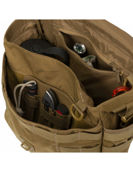 Geanta de umar Helikon-Tex Bushcraft Haversack Bag Molle Earth Brown Clay, 8l, 10x28x28cm