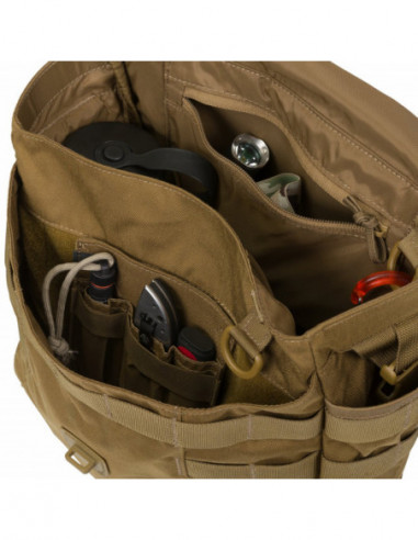 Geanta de umar Helikon-Tex Bushcraft Haversack Bag Molle Olive Green Black, 8l, 10x28x28cm