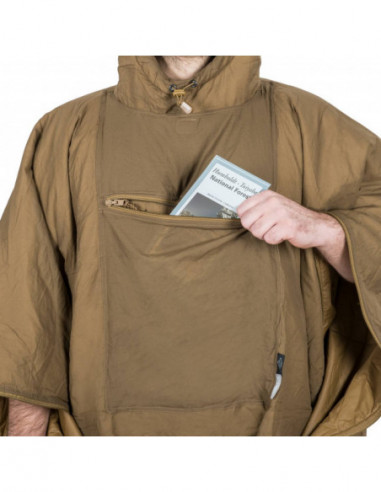 Patura multifunctionala Helikon-Tex Swagman Roll Poncho Coyote, Brown, 145 x 200 cm