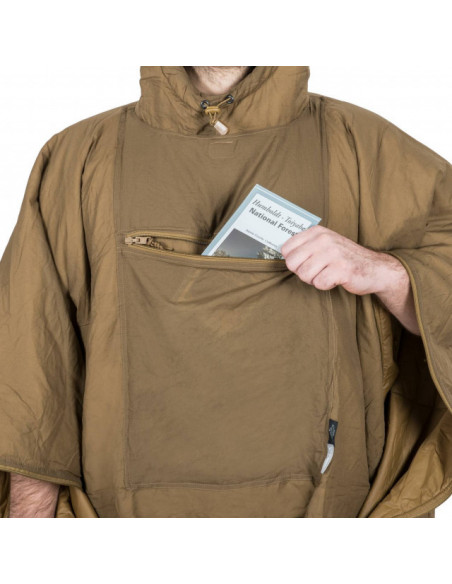 Patura multifunctionala Helikon-Tex Swagman Roll Poncho, Woodland US, 145 x 200 cm
