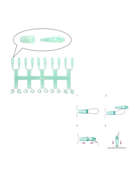 Opritor Distantier Universal Fish Pro, 1.8cm, 10buc/plic