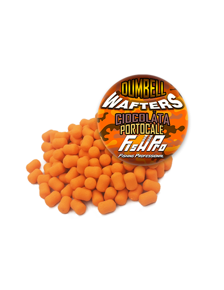 Wafters Dumbell Fish Pro, Ciocolata Portocale, 6mm, 35g