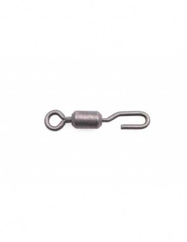 Vartej cu Anou si Agrafa Rapida Korda Spinner Ring Swivel PTFE Coated, Nr.11, 8buc/plic
