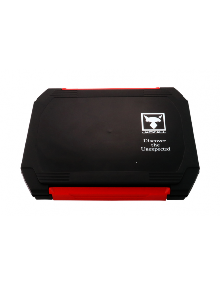 Cutie pentru Naluci Jackall 2300D Double Open M, Black, 23.4x19.5x4cm Cutie pentru Naluci Jackall 2300D Double Open M, Black, 23.4x19.5x4cm
