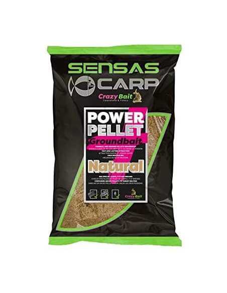 Pelete Sensas UK Power Plus, Natural, 2kg Pelete Sensas UK Power Plus, Natural, 2kg