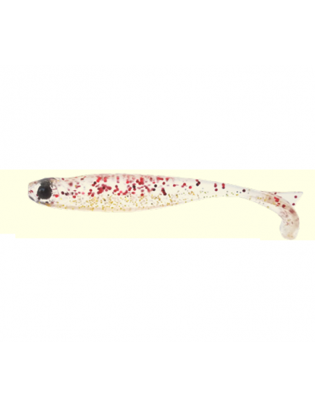 Shad Mustad Mezashi Tail Minnow, Culoare RGG, 8.8cm