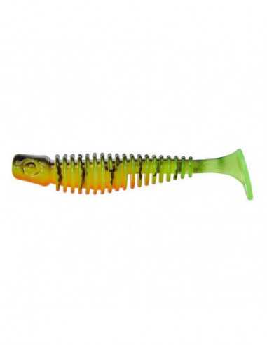 Grub Soft Bait Gunki Tipsy-SXL, Culoare FT, 7.6cm, 4.1g, 6buc/plic