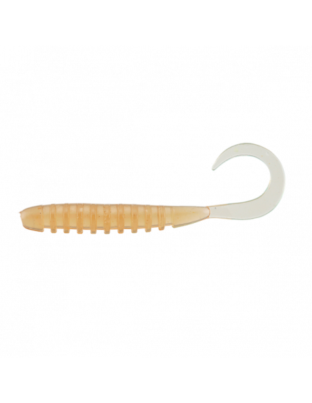 Grub Jackall Tide Curly, Isome Glow Crush, 5cm, 8buc/plic Grub Jackall Tide Curly, Isome Glow Crush, 5cm, 8buc/plic