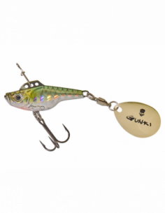 Spinner Tail Sensas Gunki Jiger 35, Sinking, Culoare HLM, 3.5cm, 9g