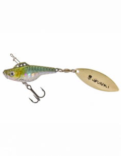 Spinner Tail Sensas Gunki Jiger 42, Sinking, Culoare HLM, 4cm, 16g