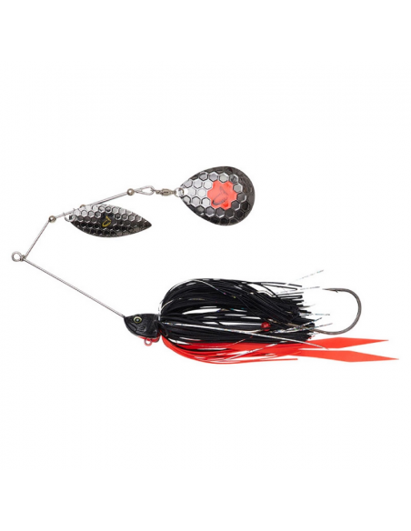 Spinnerbait Savage Gear Da' Bush Sinking, Red n Black, 14cm, 21g