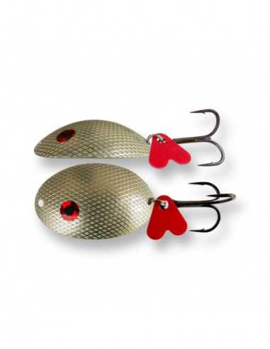 Lingurita Oscilanta Berti Argintata Pollo, Culoare PA, 7g