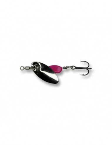 Lingurita Rotativa Berti Axat Pro Micro2, Culoare Nichel/Roz, 2.9g