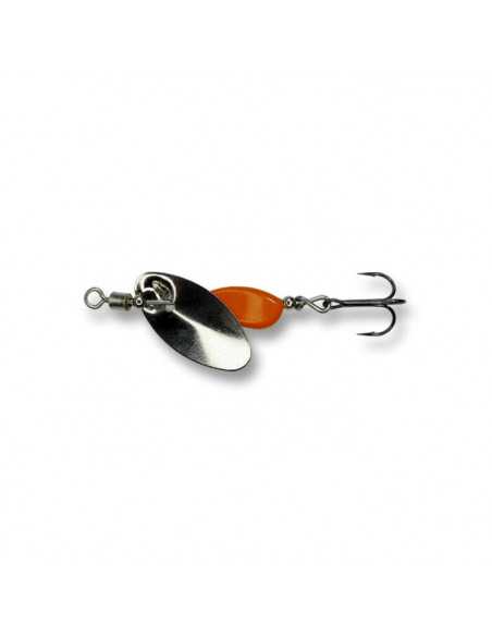 Lingurita Rotativa Berti Axat Pro Micro2, Culoare Nichel/Portocaliu, 3.5g