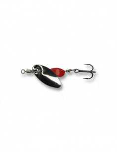 Lingurita Rotativa Berti Axat Pro 1, Culoare Nichel/Rosu, 4.6g